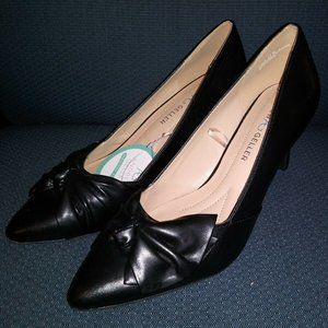 Andrew Geller Black Bow Pumps
